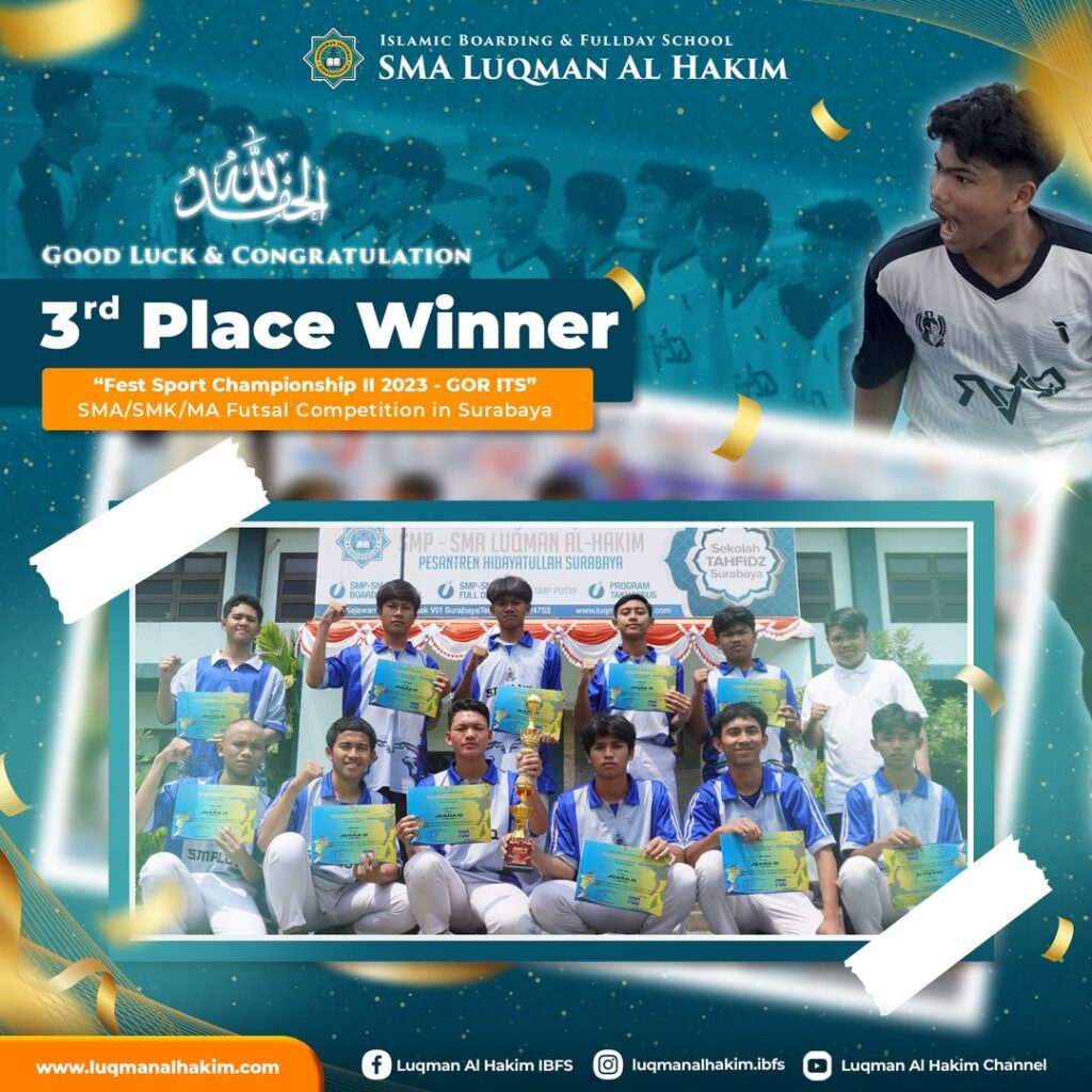 SMA Luqman Al Hakim Surabaya Juara Futsal