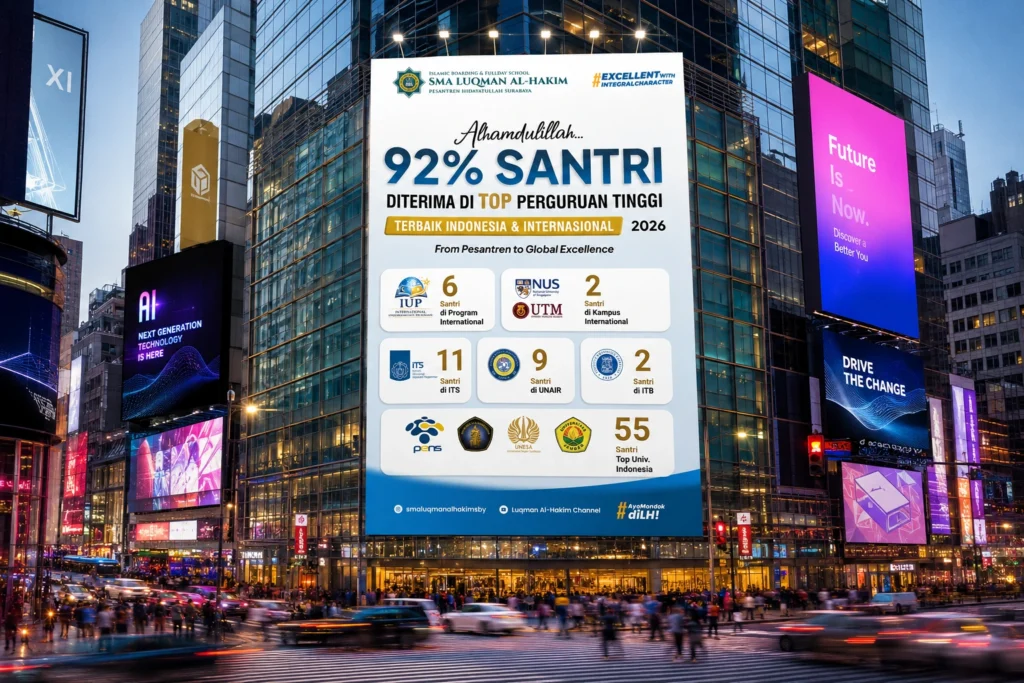 92% Santri SMA Luqman Al-Hakim 2026